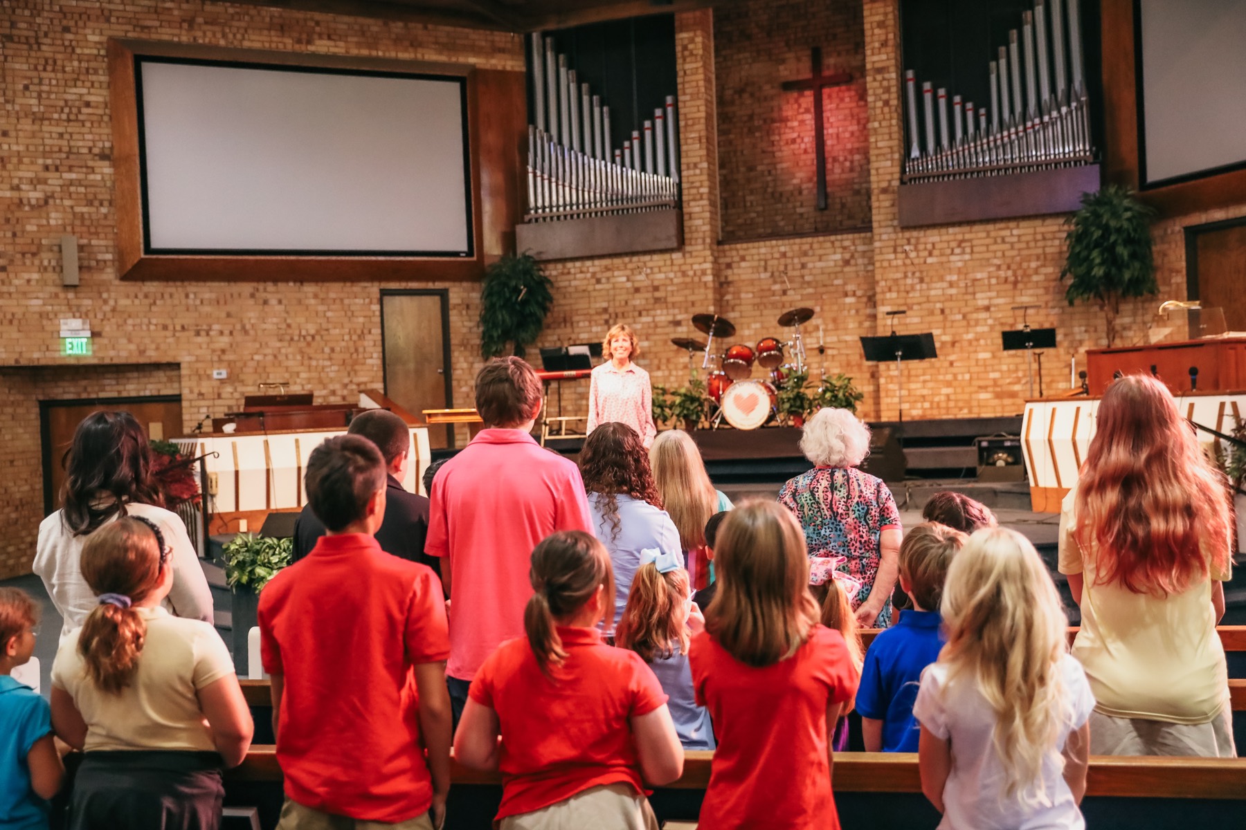 Trinity Christian Academy students and families gathered for chapel